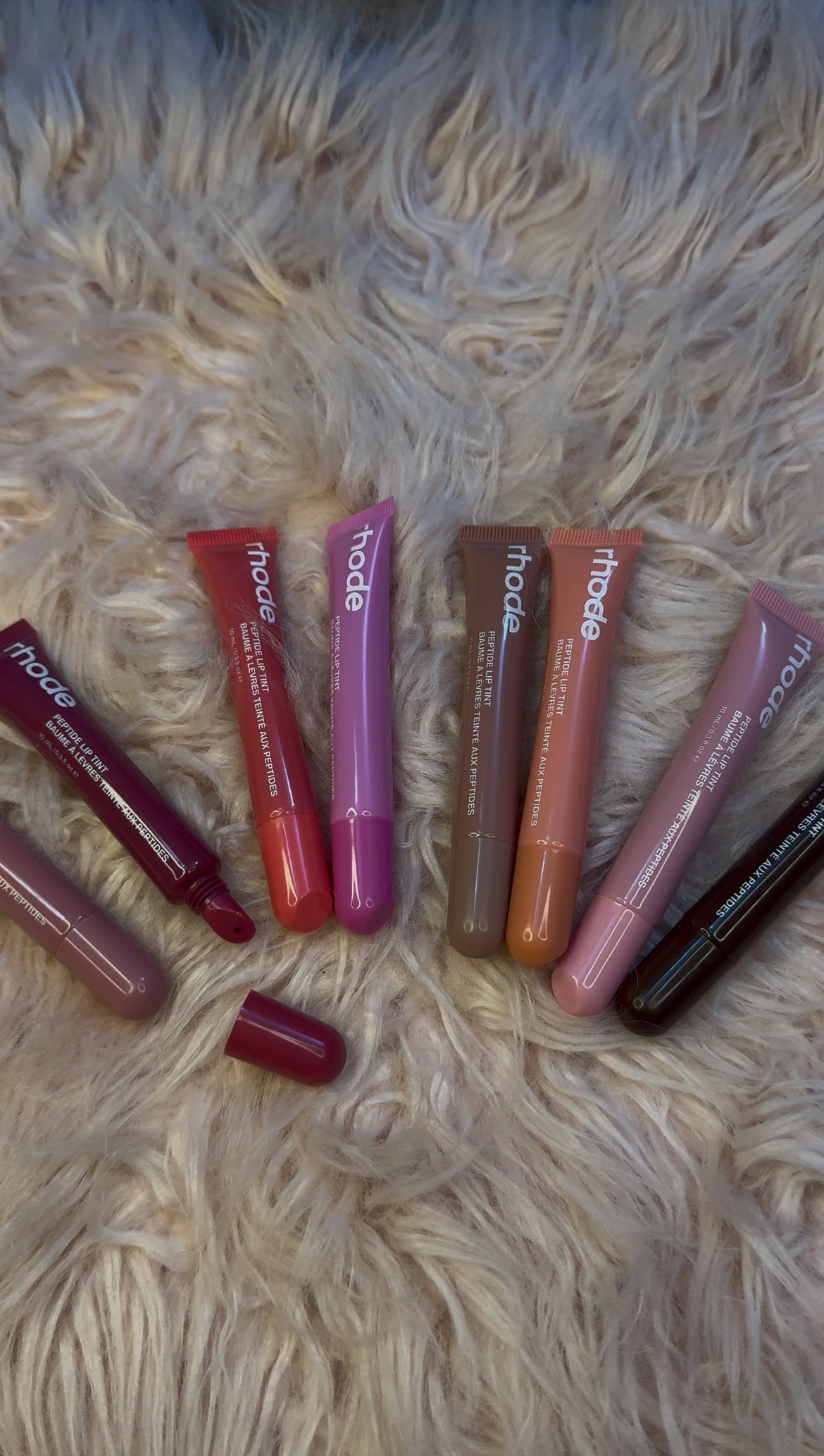 RHODE LIP TINTS 10 ML EACH QUANTITY PACK OF 8 TINTS