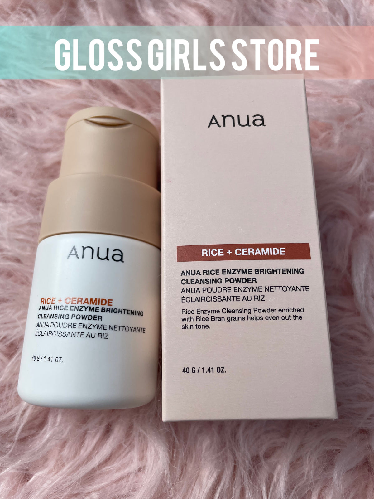 ANUA RICE + CREAMIDE ENZYME BRIGHTENING POWDER 40 GRAMS