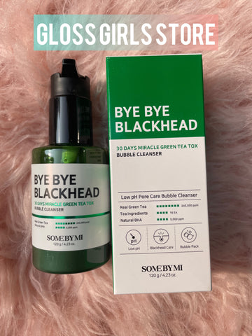 SOME BY MI BYE BYE BLACHEAD 30 DAYS MIRACLE GREEN TEA TOX BUBBLE CLEANSER 120 G