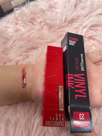MAYBELLINE SUPERSTAU VINYL INK LIPSTICK BUY EACH NOW