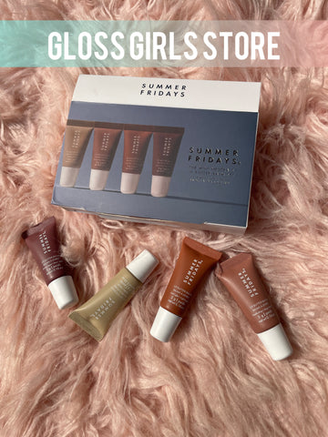 SUMMER FRIDAYS THE MINI NATURALS LIP BUTTER BALM SET OF 4