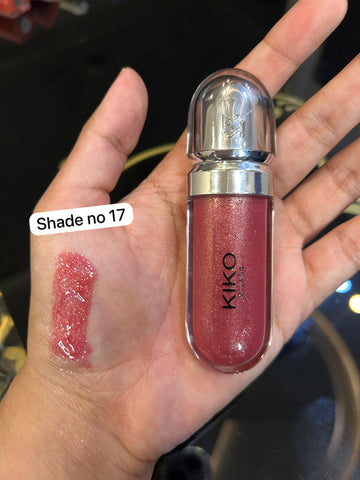 KIKO MILANO 3D HYDRA LIPGLOSS 6.5 ML EACH