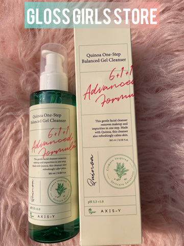 AXIS-Y QUINOA ONE STEP BALANCED GEL CLEANSER 180 ML. PH RANGE: 5.5-6.5