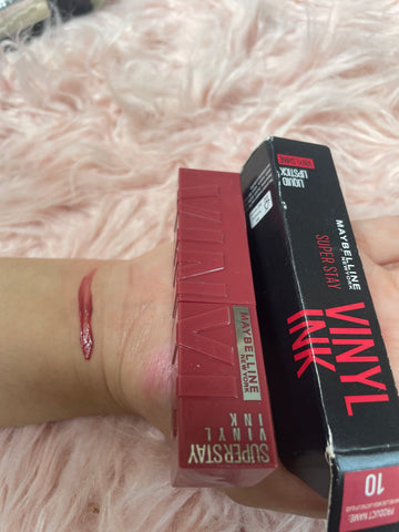MAYBELLINE SUPERSTAU VINYL INK LIPSTICK BUY EACH NOW