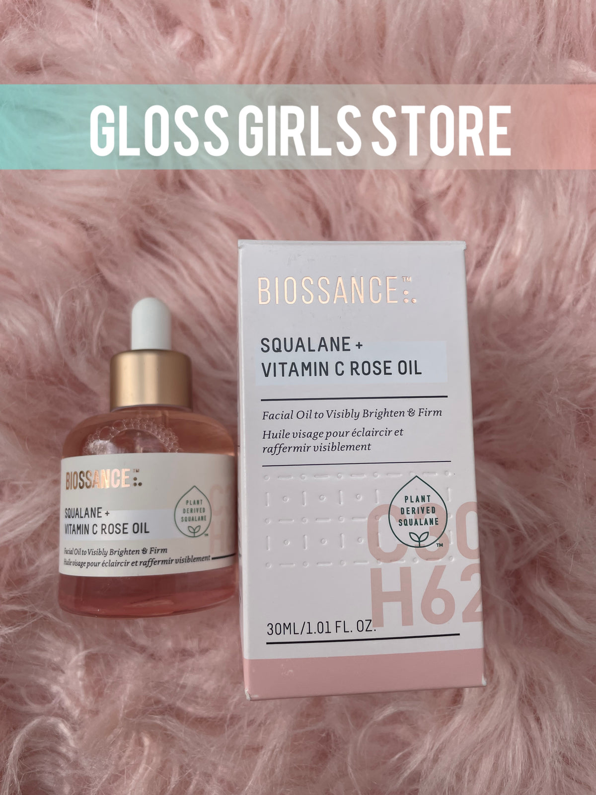 BIOSSANCE SQUALNE + VITAMIN C ROSE OIL