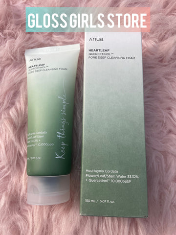 ANUA HEARTLEAF QUERCENTINOL PORE DEEP CLEANSING FOAM